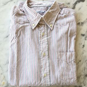 Gant Rugger White, Red & Blue Striped Buttondown